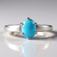 Anello in argento con Turchese Sleeping Beauty (Faszination Türkis)