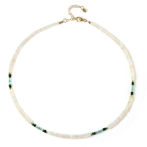 Collar en plata con Ópalo de Welo (Riya)