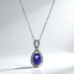 Collana in oro con Tanzanite AAA (CIRARI)