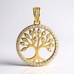 Ciondolo in oro con Diamante SI1 (G) (Annette)