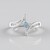 Anello in argento con Acquamarina Santa Maria