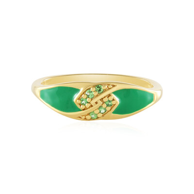 Tanzanian Tsavorite Silver Ring