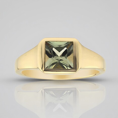 Anello in oro con Diasporo cangiante