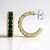Orecchini in argento con Smeraldo Zambia (Gems en Vogue)