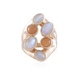 Zilveren ring met Blauwe Maanstenen (KM by Juwelo)