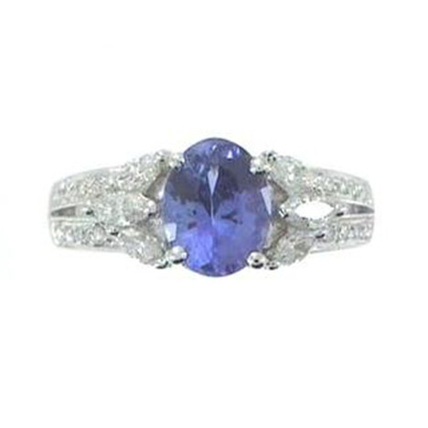 Bague en or et Tanzanite AAA (CIRARI)