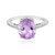 Lavendel-Amethyst-Silberring