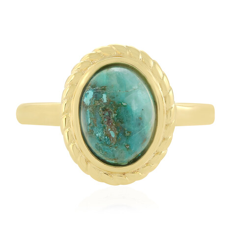 Chrysokoll-Silberring