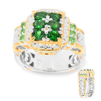 Anillo en plata con Tsavorita de Tanzania (Gems en Vogue)
