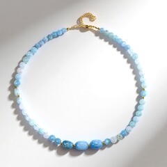 Collana in argento con Acquamarina Brasiliana