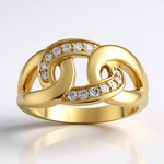 Bague en argent et Diamant I1 (G) (Annette)