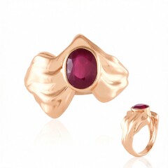 Anello in argento con Rubino del Madagascar (de Melo Essence)