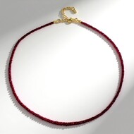 Collar en plata con Rubí de Madagascar