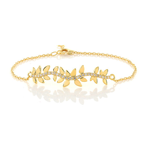 Zirkon-Silberarmband