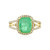 Äthiopischer Smaragd-Goldring (AMAYANI)
