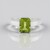 Anello in argento con Peridoto