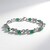 Bracciale in argento con Smeraldo Zambia