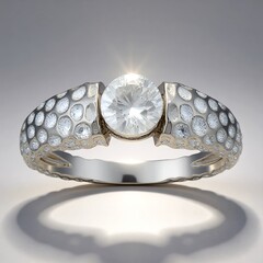Anello in argento con Zircone