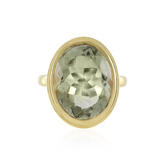 Anello in argento con Ametista Verde