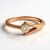 Bague en or et Diamant rose de France VS1 d'Argyle (Annette)