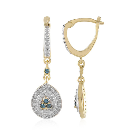 I2 Brillant-Silberohrringe