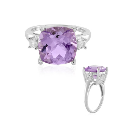 Anello in argento con Ametista Rose de France