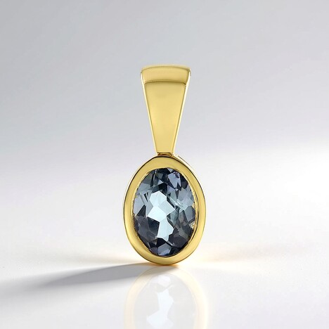 Ciondolo in argento con Tanzanite (non riscaldata)