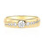 14K IF (D) Diamond Gold Ring (Annette)