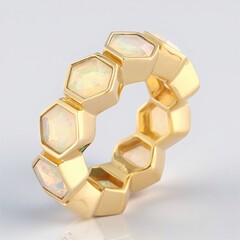 Anello in argento con Opale di Welo (de Melo Essence)