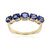 AAA-Tansanit-Goldring (de Melo Gold)