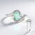 Anello in argento con Smeraldo Color Paraiba