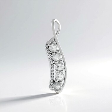 Pendentif en argent et Zircon