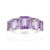 Bague en argent et Améthyste