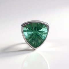 Ciondolo in argento con Fluorite Verde