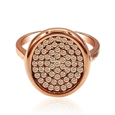 Anello in oro con Diamante Rose de France SI1 di Argyle (Annette)
