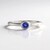 Anello in argento con Tanzanite
