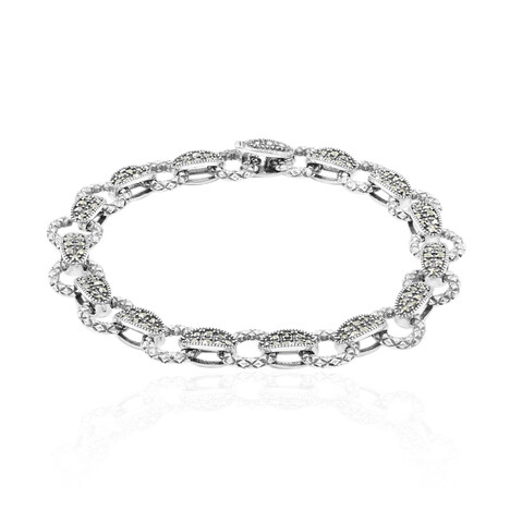 Markasit-Silberarmband