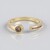 Anello in oro con Diamante Champagne I2 (de Melo Gold)
