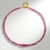 Collier en argent et Saphir rose de Madagascar