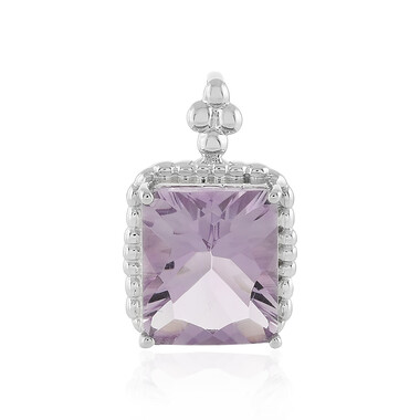 Lavendel-Amethyst-Silberanhänger