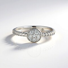 Anello in argento con Zircone
