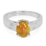 Anello in argento con Opale Kalimaya