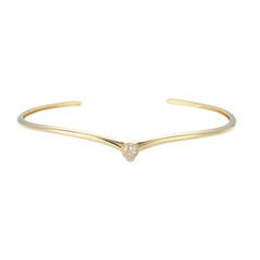 Bracelet en argent et Zircon (Adela Silber)
