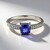 Bague en argent et Tanzanite