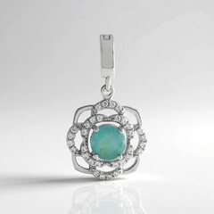 Ciondolo in argento con Grandidierite