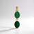 Ciondolo in argento con Malachite