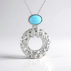 Collana in argento con Turchese Sleeping Beauty