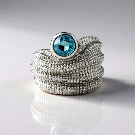 Anello in argento con Zircone Ratanakiri