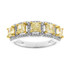 Bague en or et Diamant SI2 jaune (CIRARI)