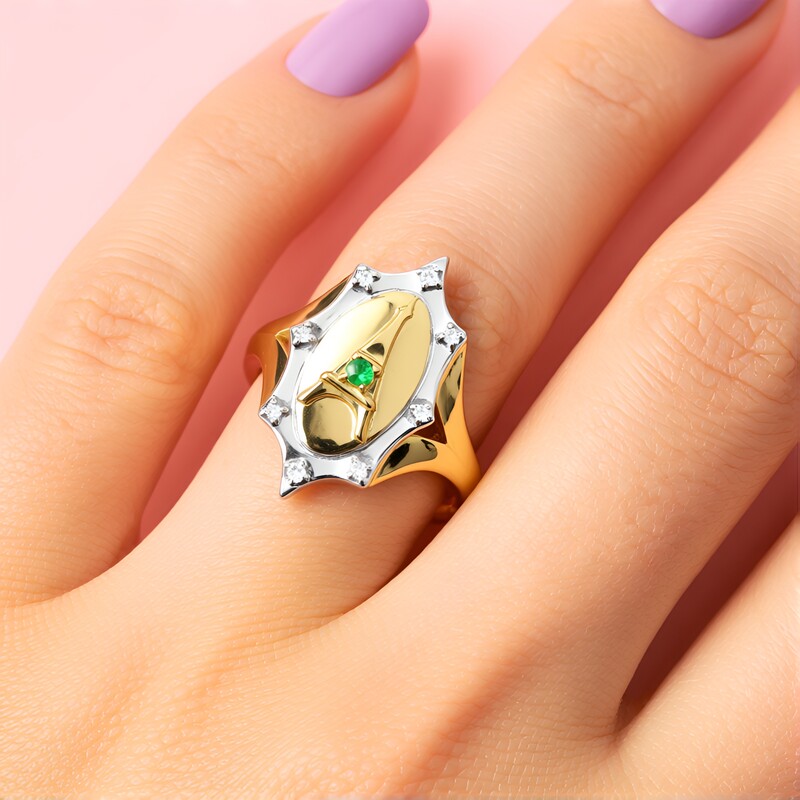 Kenianischer Tsavorit-Silberring (Remy Rotenier)